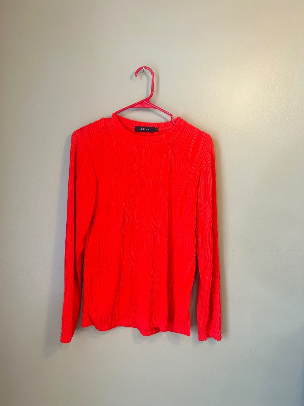 Red Long Sleeved Shirt
